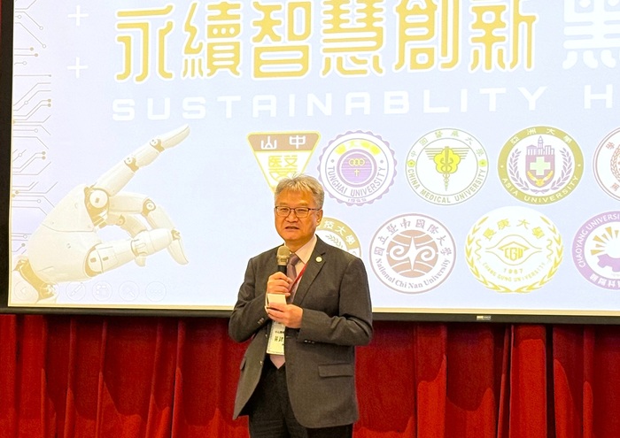 黃建寧校長致詞。圖片