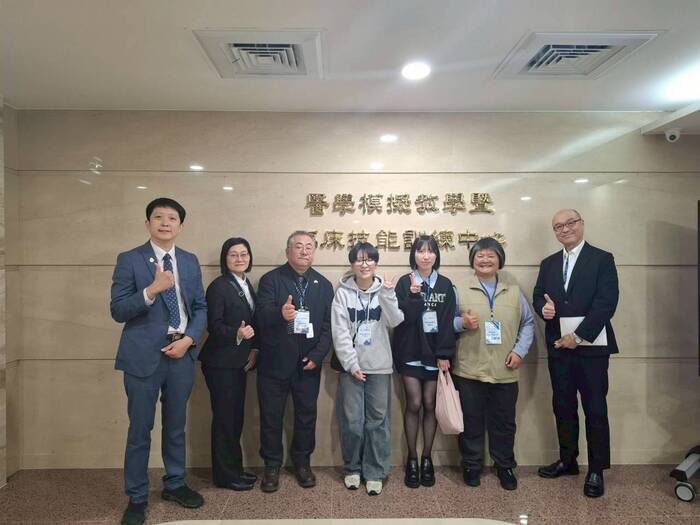 日本千葉科學大學參訪本校臨床技能訓練中心(OSCE)圖片