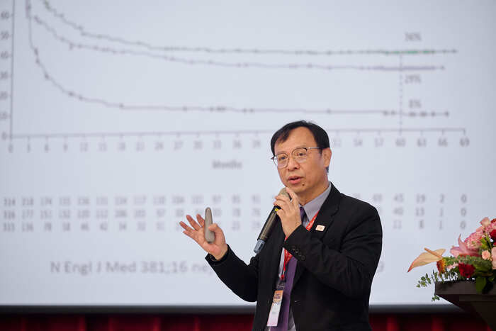 健保署署長石崇良發表專題演講，說明癌症篩檢政策新方向與LDTS應用展望，推動健保與精準醫療接軌。