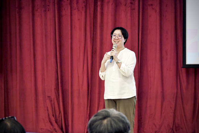 周英香董事長表示,高教師資了解現況挑戰與未來趨勢,才能帶動人才素質提升。圖片