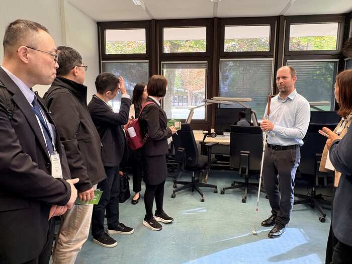 TU Dortmund University shared its experience in creating accessible and inclusive learning environments.圖片