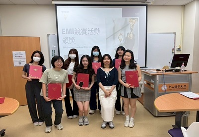 獲獎同學以創意與實力脫穎而出，展現豐碩的英語學習成果。