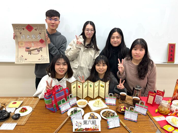 學生以古早味餐桌為發想，回應長者進食需求，展現貼近生活的專業用心。圖片