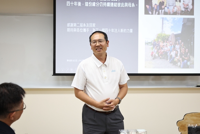 物治系校友吳昇光鼓勵學弟妹，除了看見自己的優勢，也要勇敢面對不足，持續精進、拓展國際視野，讓物理治療專業不只服務社會，也能在國際舞台上持續發揮影響力。圖片